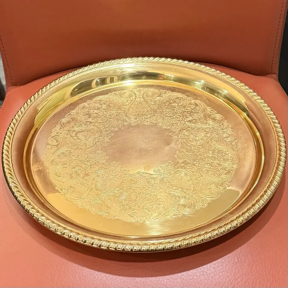 International Silver Co-24KT Gold Plated/Electroplated 12 1/4